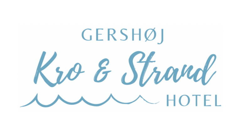 Logo for Gershøj Kro & Strandhotel – et sted med historie, atmosfære og udsigt til Roskilde Fjord.